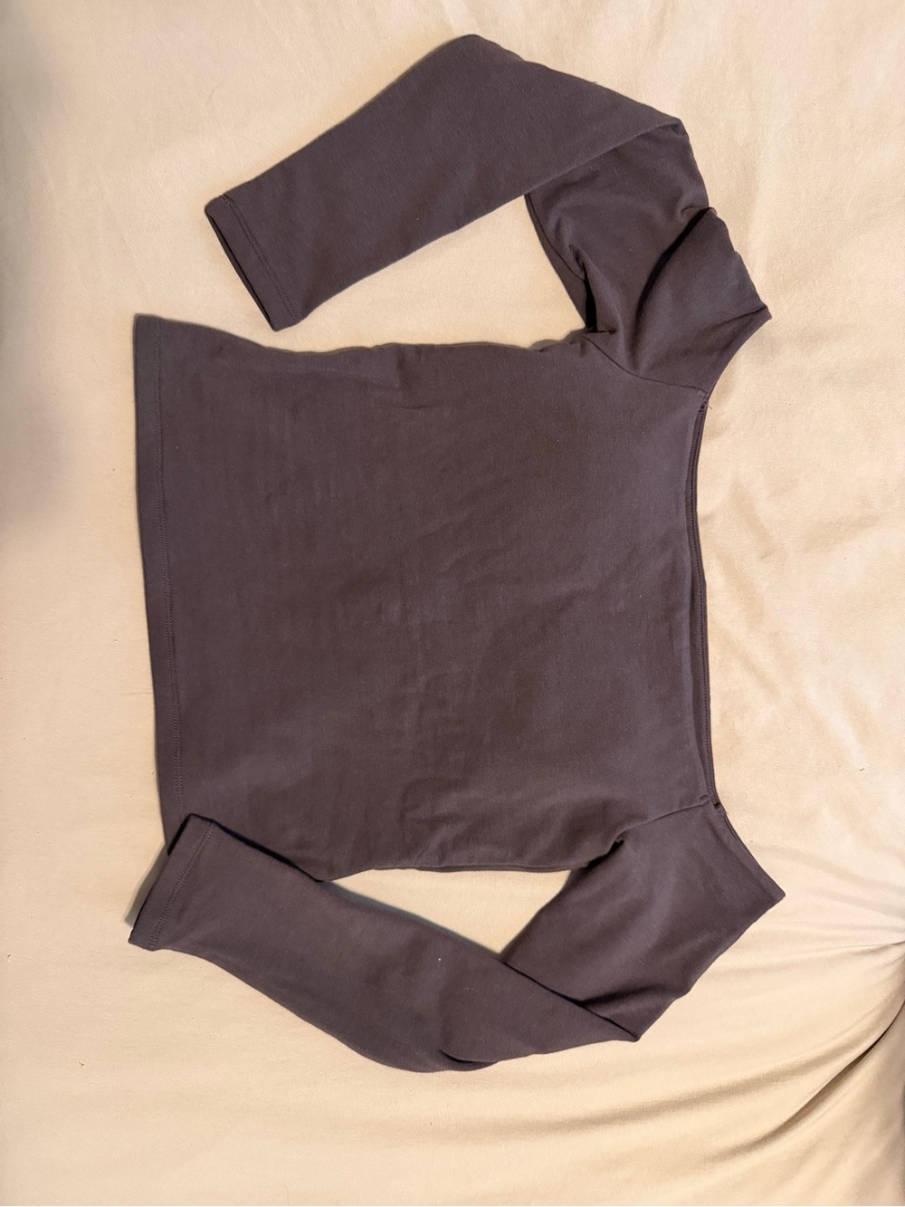 Women’s Long Sleeve brown off shoulder shirt
